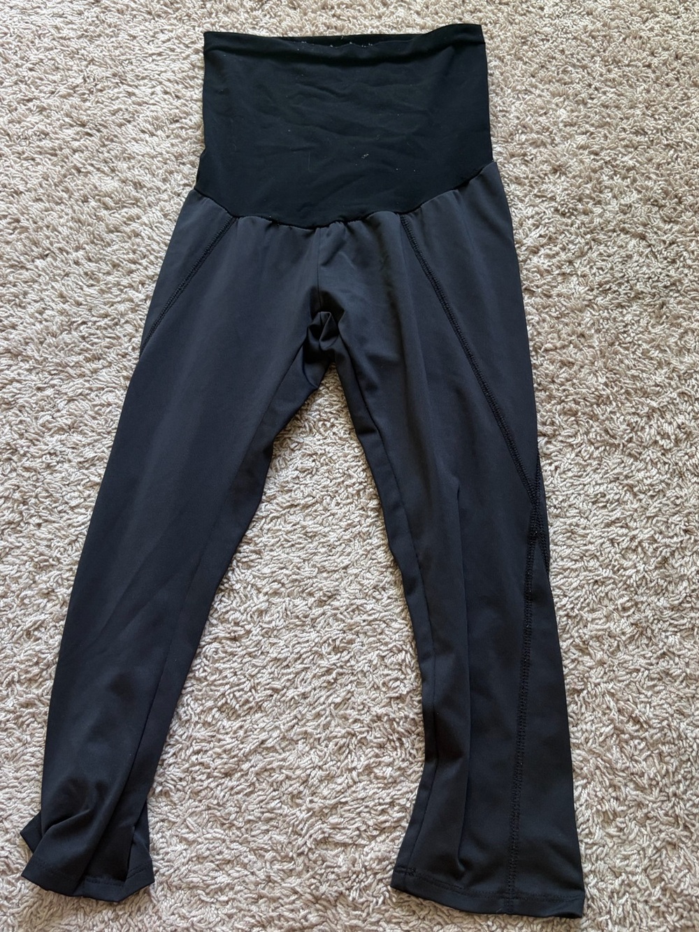 Motherhood Black High-Waist Kids Leggings